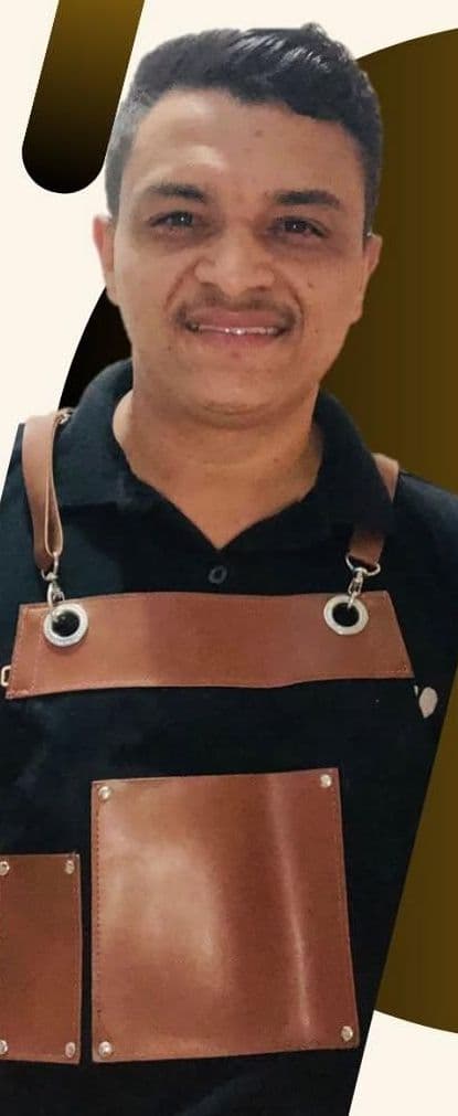 Lucas Galdino, churrasqueiro